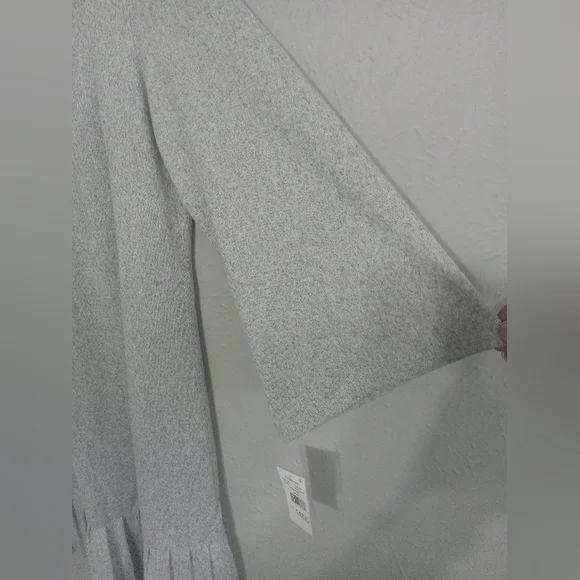 Half Sleeve Hacci Knit Mock Neck Size‎ M Swing Dress - Picture 2 of 7